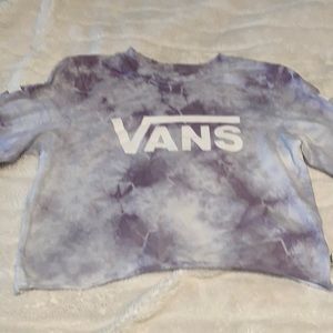 Vans crop tye-dye shirt